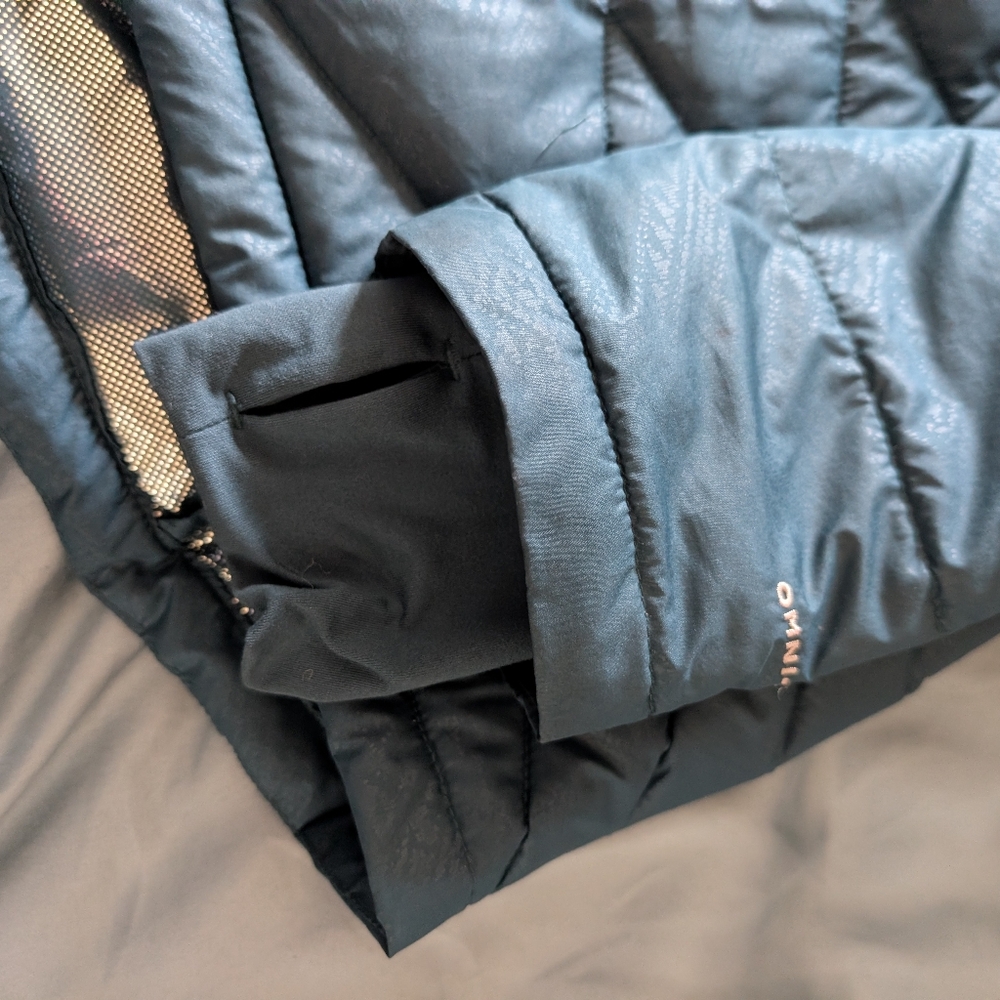Columbia Women's Teal Hooded Puffer Jacket - Women's Powder Lite™ Hooded Jacket - Picture 4 of 13